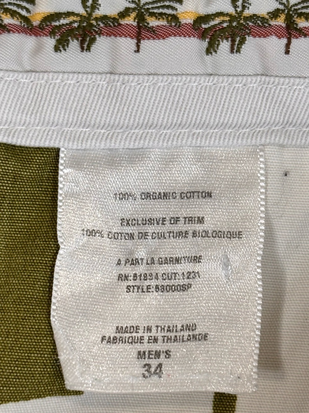 Vintage 2004 Patagonia Organic Cotton Shorts Mens 34 Island Coastal - Picture 5 of 10